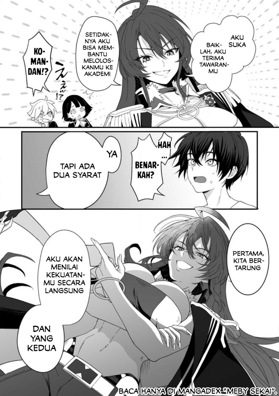 Teisou Gyakuten Sekai De Yuiitsu No Otoko Kishi No Ore, Onna Kishi Gakuen Ni Nyuugaku Shitara Nazeka Eiyou Atsukai Sareta ~Zetsurin Skill De Harem Musou~ Chapter 01 Gambar 14