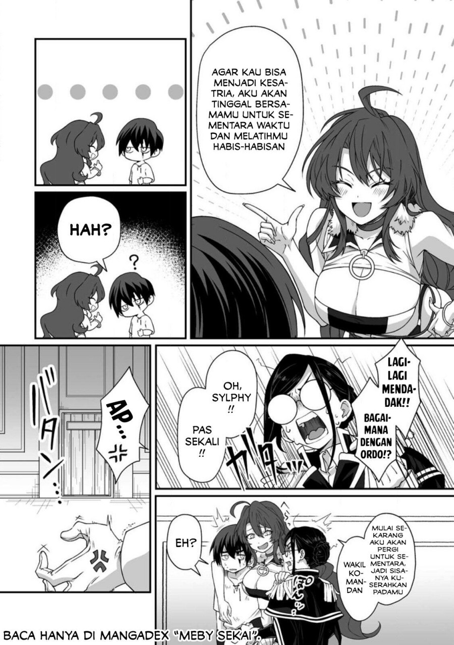 Teisou Gyakuten Sekai De Yuiitsu No Otoko Kishi No Ore, Onna Kishi Gakuen Ni Nyuugaku Shitara Nazeka Eiyou Atsukai Sareta ~Zetsurin Skill De Harem Musou~ Chapter 01 Gambar 24