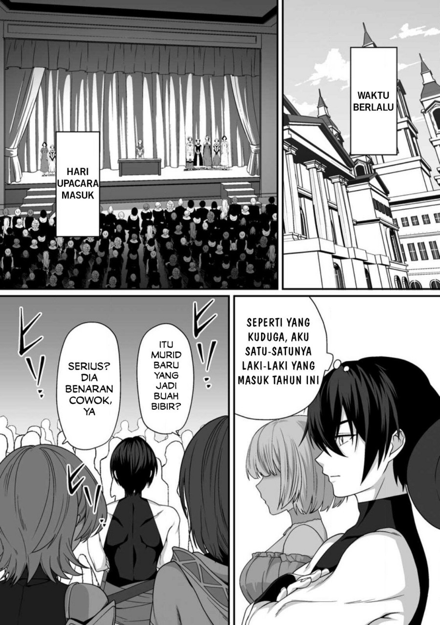 Teisou Gyakuten Sekai De Yuiitsu No Otoko Kishi No Ore, Onna Kishi Gakuen Ni Nyuugaku Shitara Nazeka Eiyou Atsukai Sareta ~Zetsurin Skill De Harem Musou~ Chapter 04.1 Gambar 4