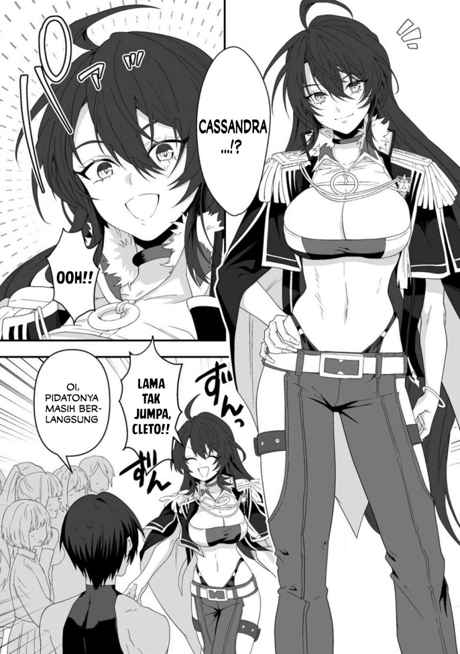 Teisou Gyakuten Sekai De Yuiitsu No Otoko Kishi No Ore, Onna Kishi Gakuen Ni Nyuugaku Shitara Nazeka Eiyou Atsukai Sareta ~Zetsurin Skill De Harem Musou~ Chapter 04.1 Gambar 8