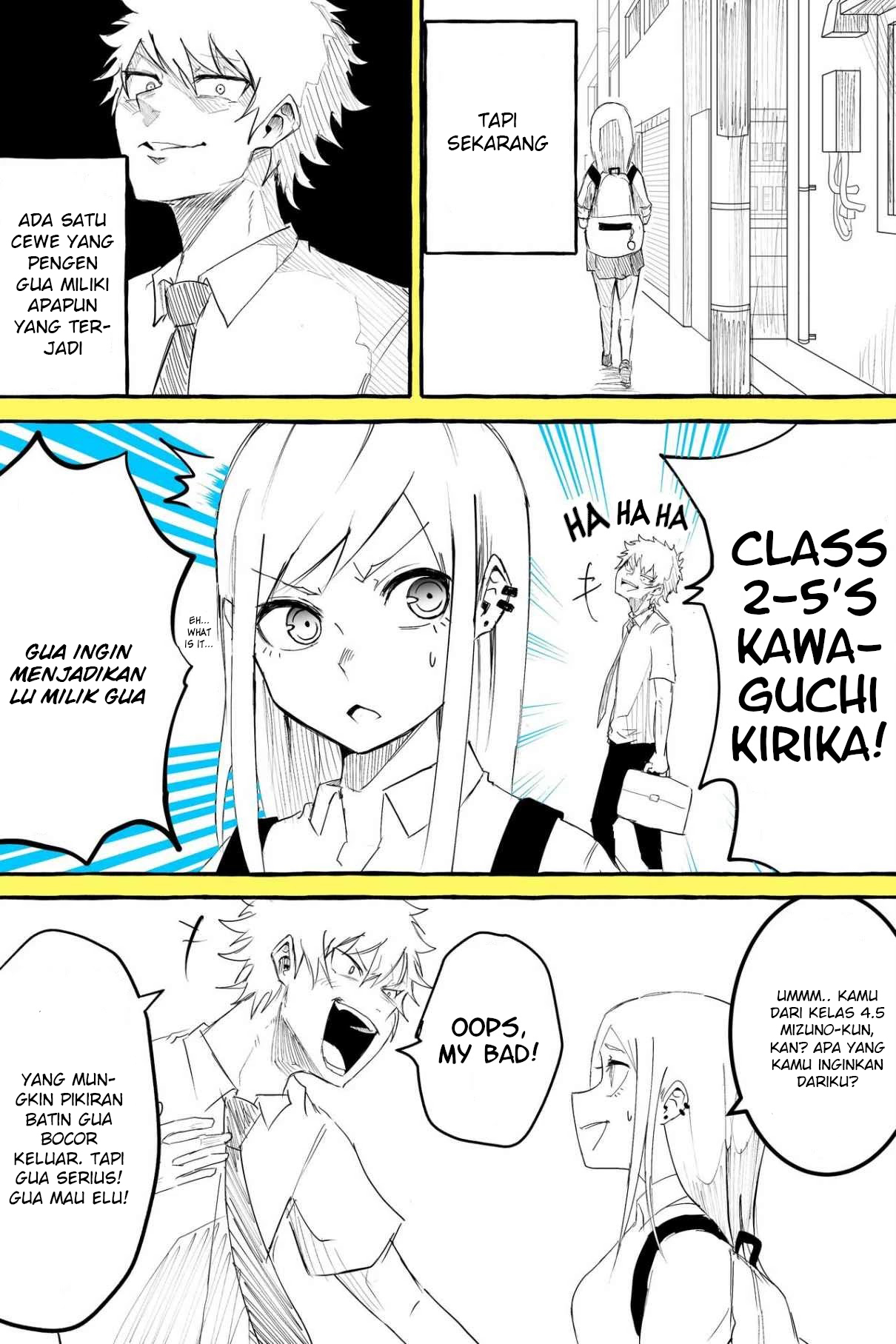 Tennen Gyaru Kawaguchi-san Chapter 05 Gambar 4