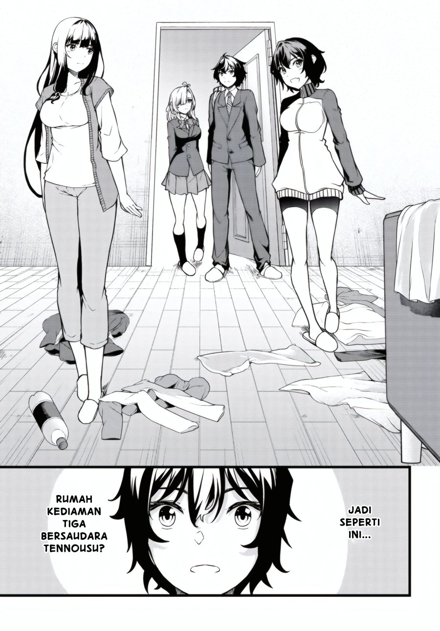 Tensai Bishoujo Sanshimai wa Isourou ni Dake Choro Kawaii Chapter 02 Gambar 4