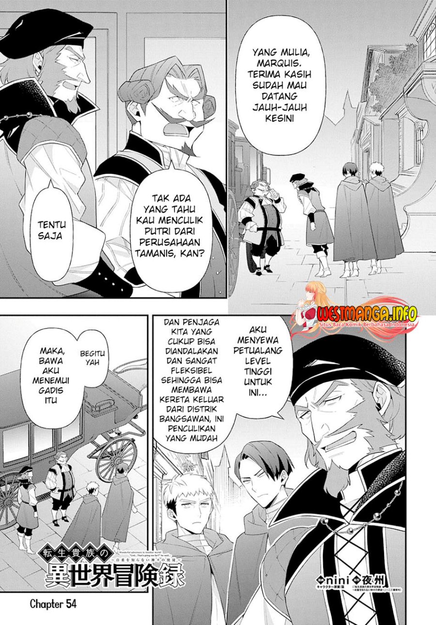 Tensei Kizoku no Isekai Boukenroku ~Jichou wo Shiranai Kamigami no Shit Chapter 54 Gambar 4