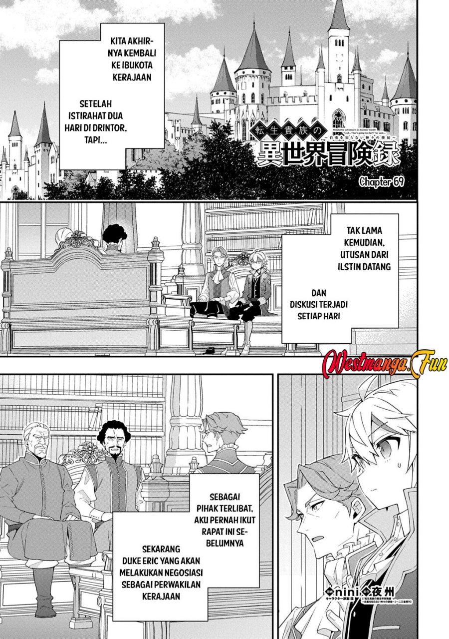 Tensei Kizoku no Isekai Boukenroku ~Jichou wo Shiranai Kamigami no Shit Chapter 69 Gambar 2