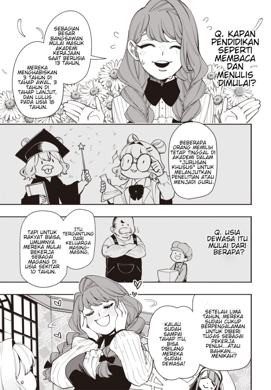 Tensei Arasaa Joshi no Kotoyo Kaikatsu – Seiryaku Kekkon wa Iya na no de, Zatsugaku Chishiki de Tanoshii Kaikaku Life wo Kekkou Shichaimasu! Chapter 02.1 Gambar 3