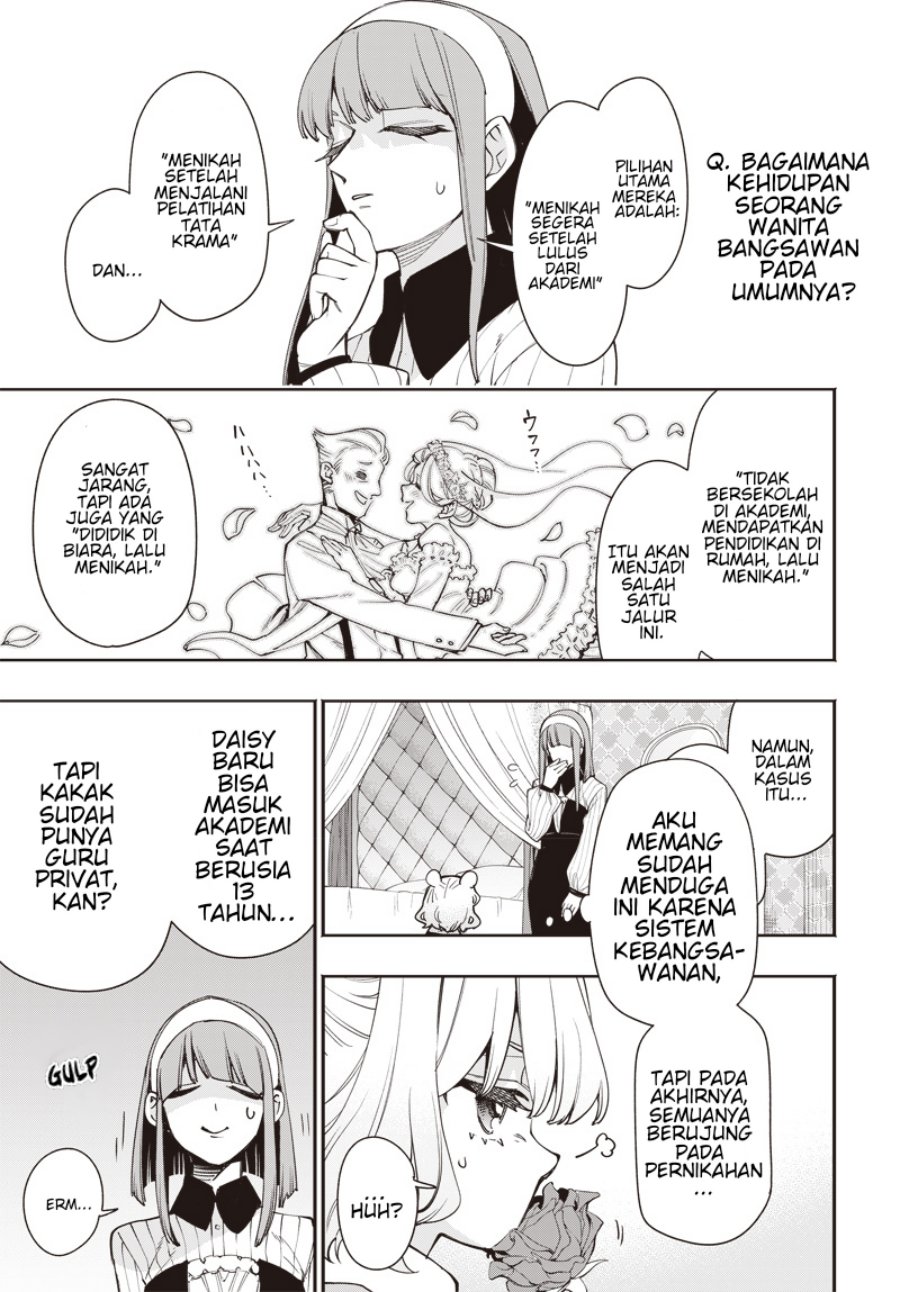 Tensei Arasaa Joshi no Kotoyo Kaikatsu – Seiryaku Kekkon wa Iya na no de, Zatsugaku Chishiki de Tanoshii Kaikaku Life wo Kekkou Shichaimasu! Chapter 02.1 Gambar 5