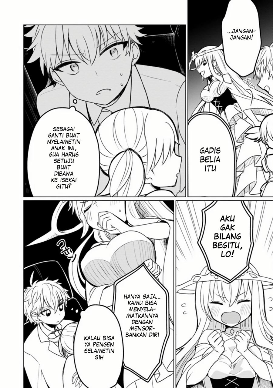 Tensei Saki ga Zannen Ouji Datta Ken: Ima wa Fukkin 1-kai mo Dekinai kedo Yasete Isekai Sukuimasu Chapter 01.2 Gambar 9