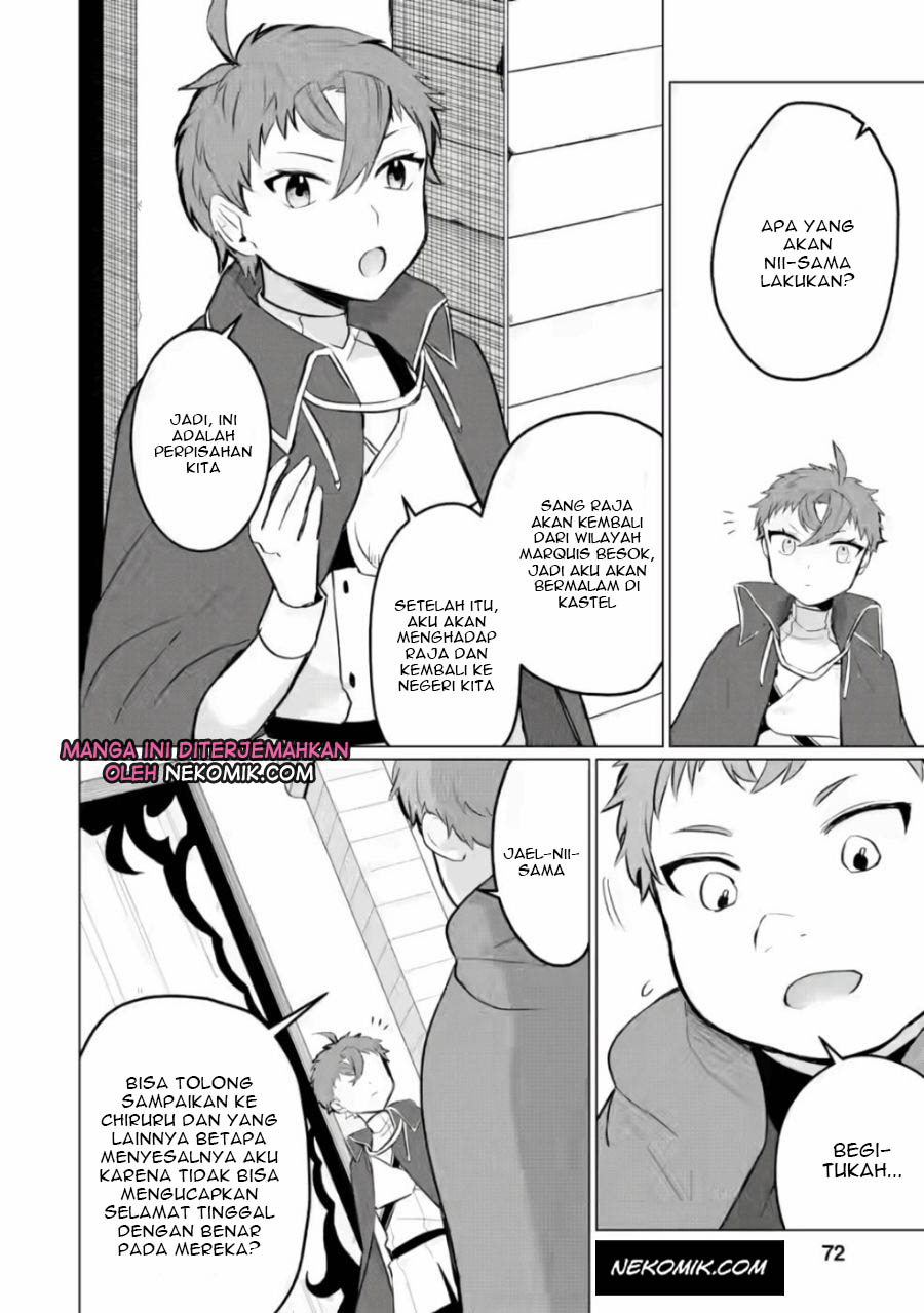 Tensei Saki ga Zannen Ouji Datta Ken: Ima wa Fukkin 1-kai mo Dekinai kedo Yasete Isekai Sukuimasu Chapter 08 Gambar 7