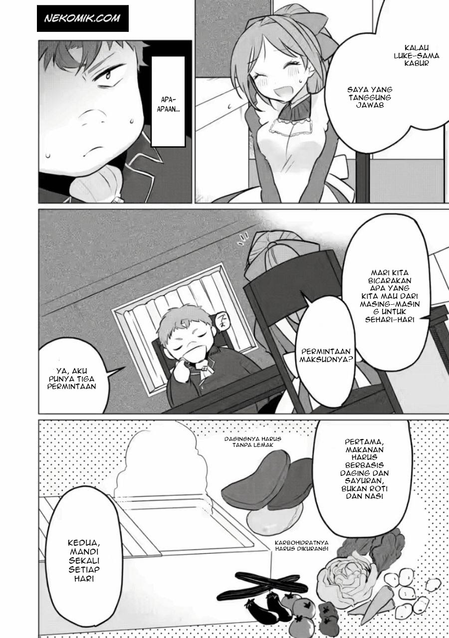 Tensei Saki ga Zannen Ouji Datta Ken: Ima wa Fukkin 1-kai mo Dekinai kedo Yasete Isekai Sukuimasu Chapter 08 Gambar 21