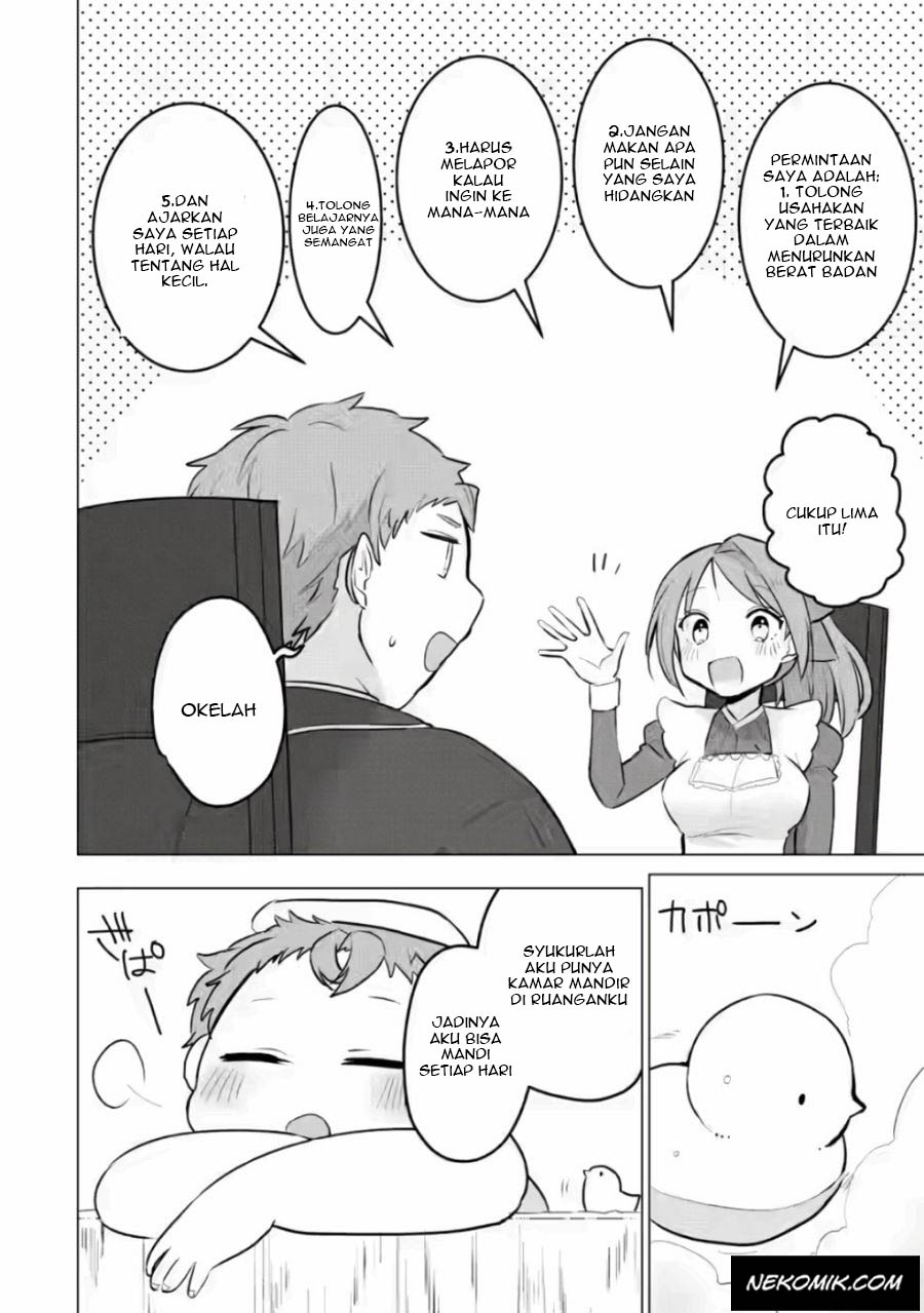 Tensei Saki ga Zannen Ouji Datta Ken: Ima wa Fukkin 1-kai mo Dekinai kedo Yasete Isekai Sukuimasu Chapter 08 Gambar 23