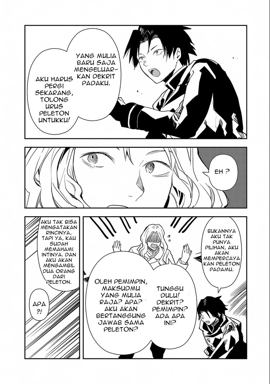 Tensei Shitara Heishi Datta? Akai Shinigami to Yobareta Otoko (When I Reincarnated I Was a Soldier?! ~A Man Called the Red Shinigami~) Chapter 04 Gambar 16