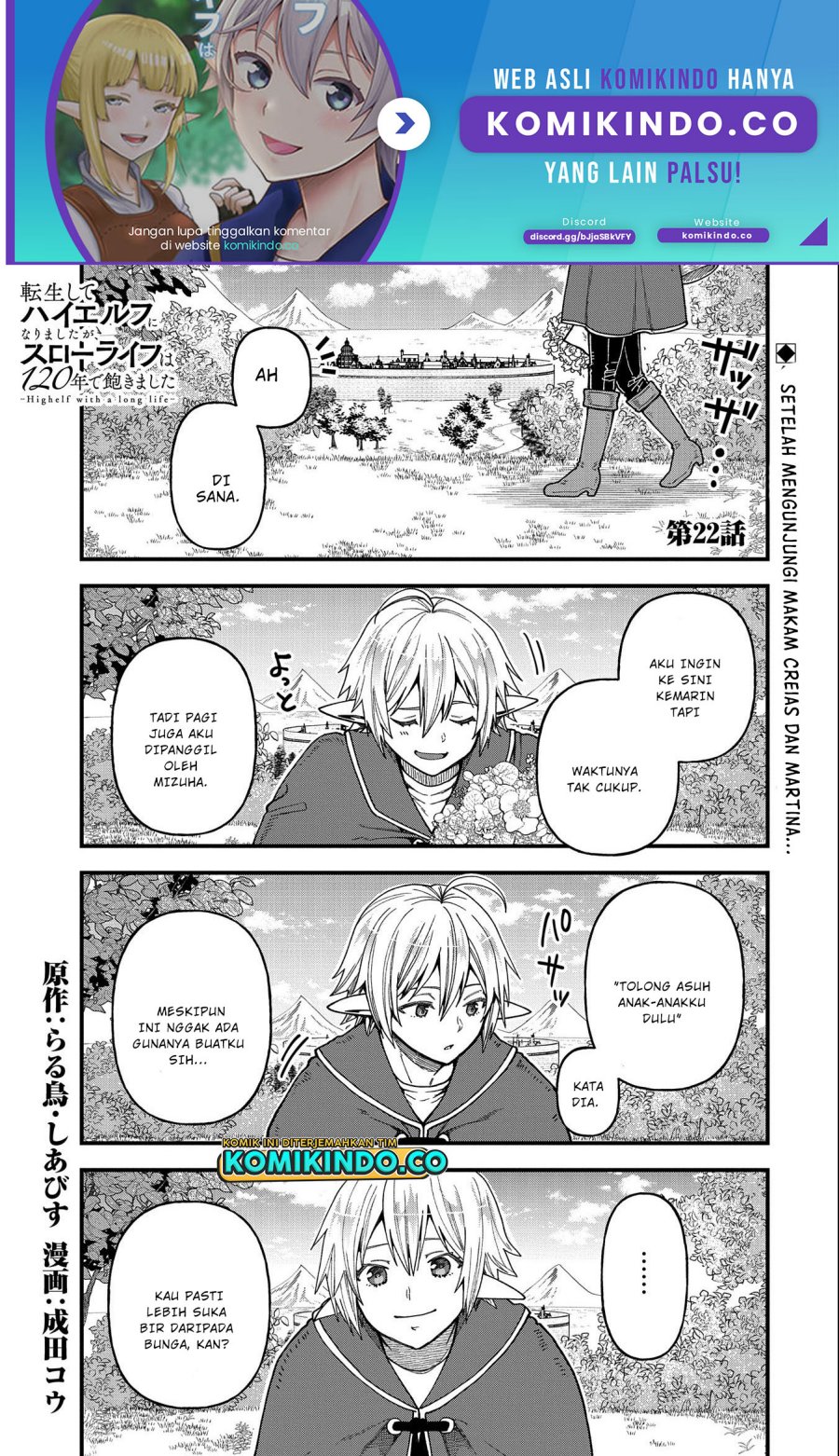 Tensei Shite High Elf ni Narimashitaga, Slow Life wa 120-nen de Akimashita Chapter 22.1 Gambar 2