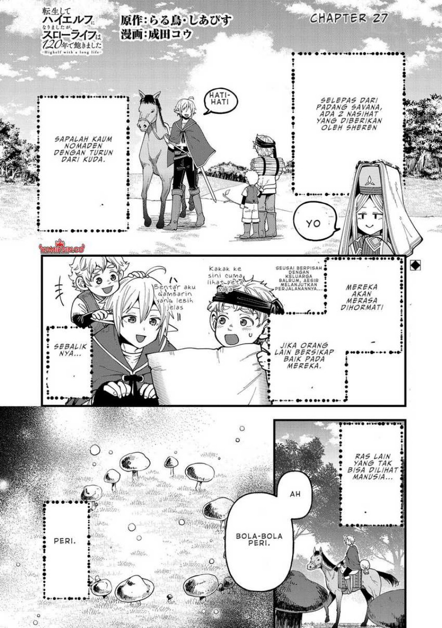 Tensei Shite High Elf ni Narimashitaga, Slow Life wa 120-nen de Akimashita Chapter 27 Gambar 2