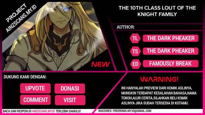 The 10th Class Lout of the Knight Family Chapter 20 Gambar 1