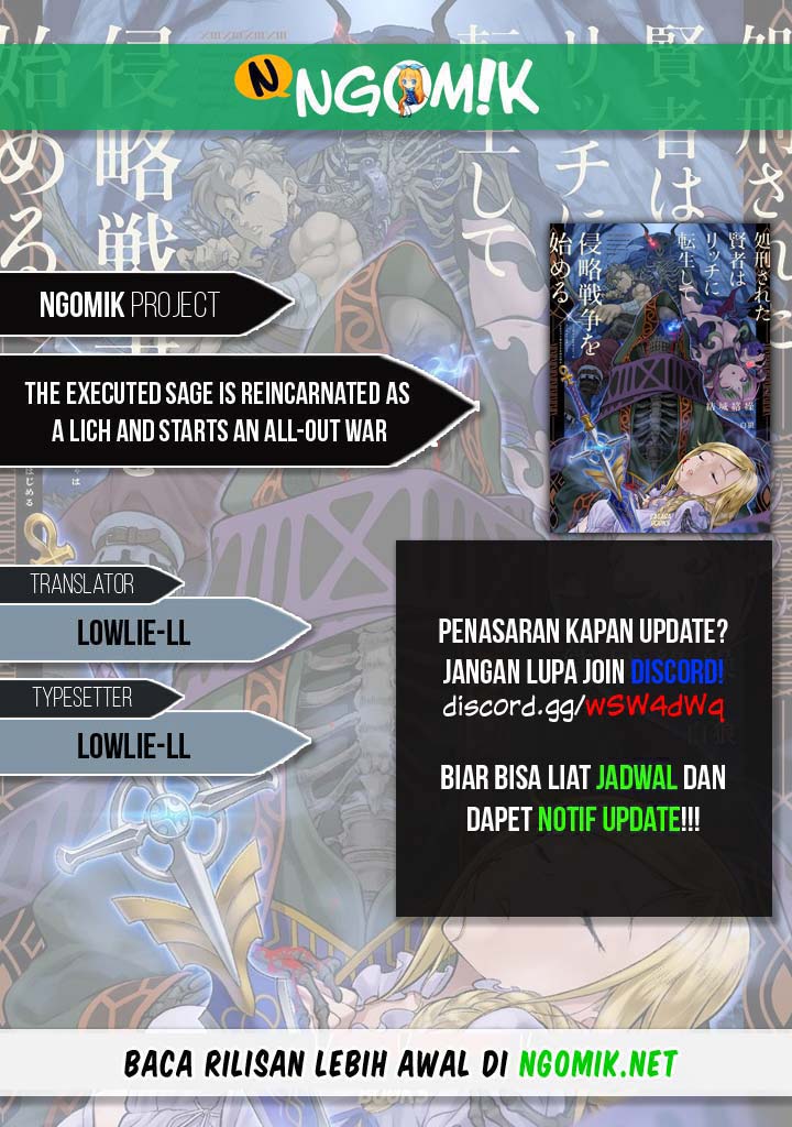 The Executed Sage is Reincarnated as a Lich and Starts an All-Out War Chapter 11.1 Gambar 1