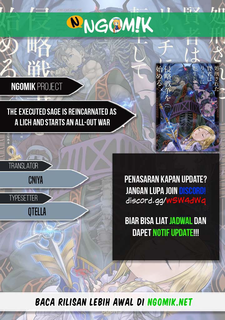 The Executed Sage is Reincarnated as a Lich and Starts an All-Out War Chapter 21 Gambar 1