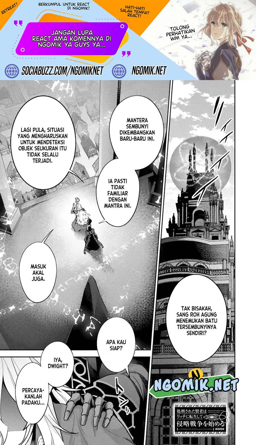 The Executed Sage is Reincarnated as a Lich and Starts an All-Out War Chapter 34 Gambar 2