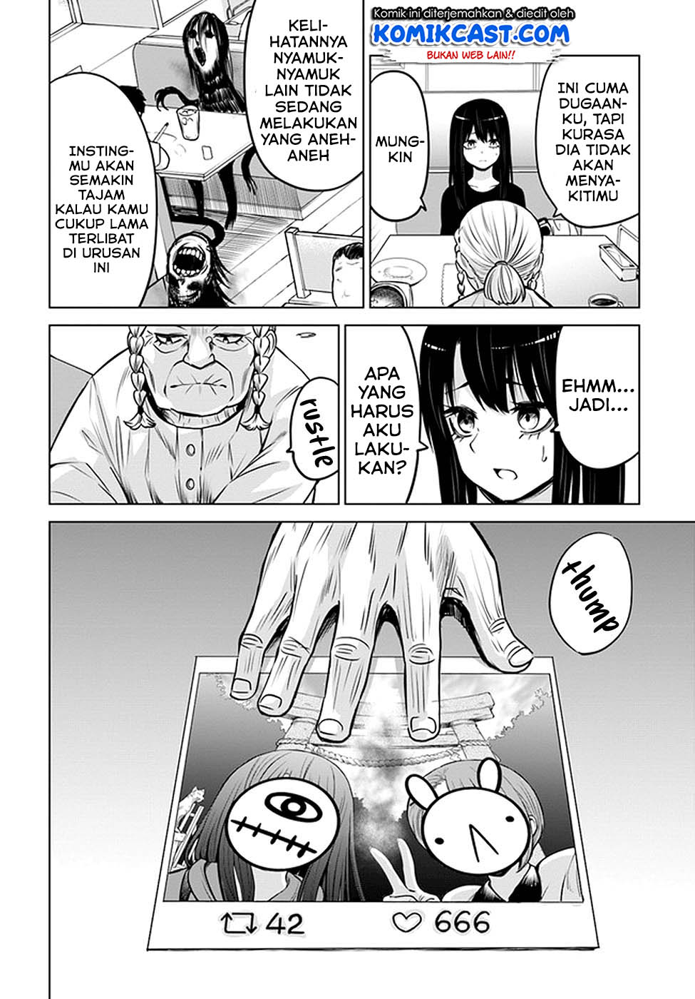 The Girl Who See It (Mieruko-chan) Chapter 28 Gambar 13