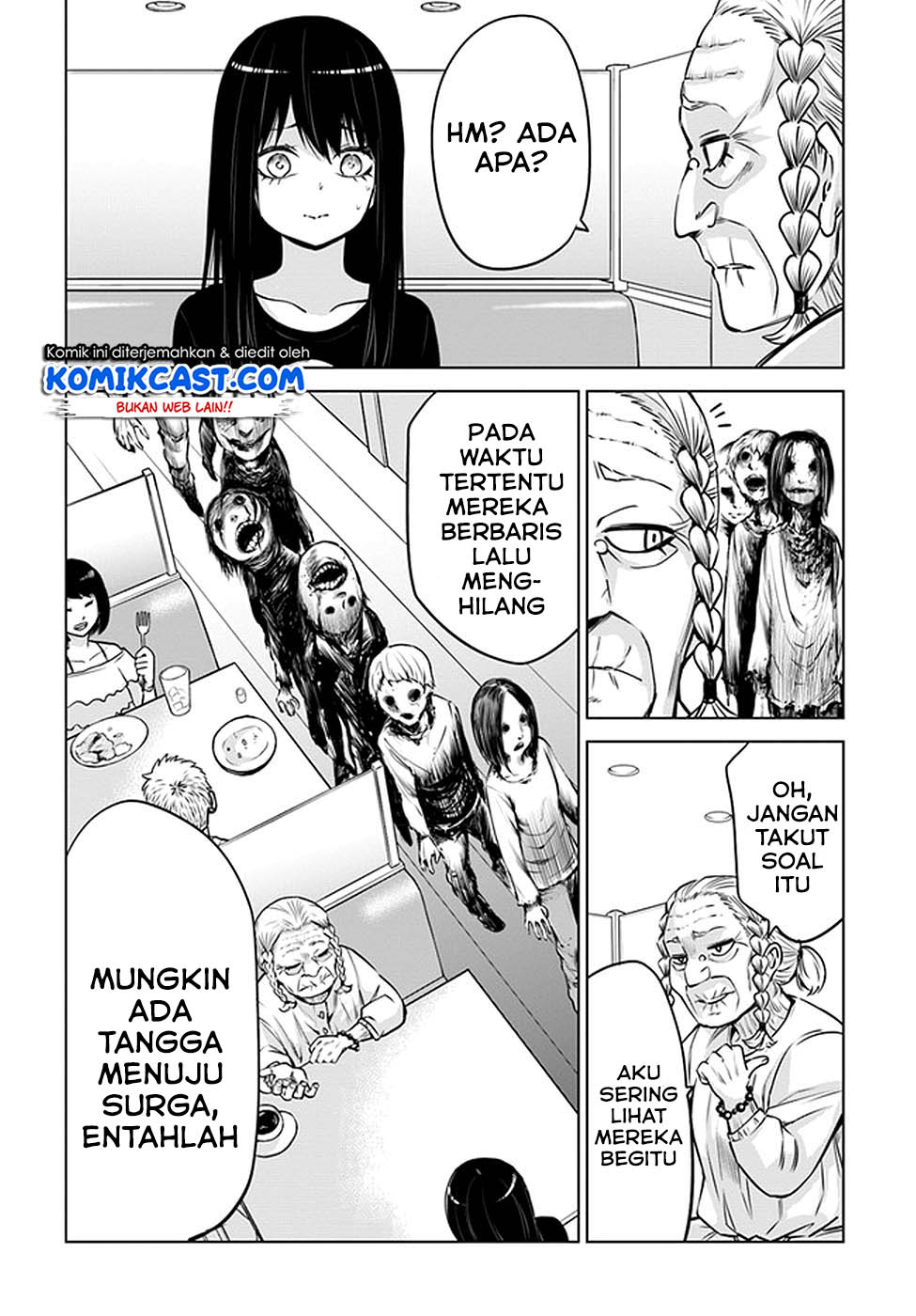 The Girl Who See It (Mieruko-chan) Chapter 28 Gambar 18
