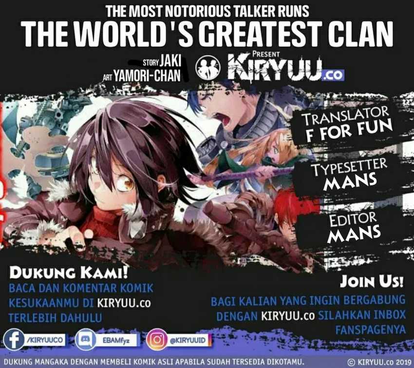 The Most Notorious “Talker” Runs the World’s Greatest Clan Chapter 11 Gambar 1