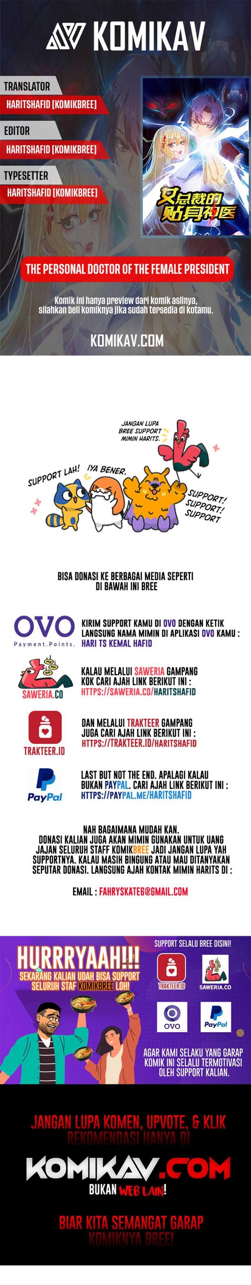 The Personal Doctor Of The Female President Chapter 02 Gambar 1