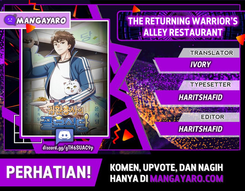 The Returning Warrior’s Alley Restaurant Chapter 28 Gambar 1