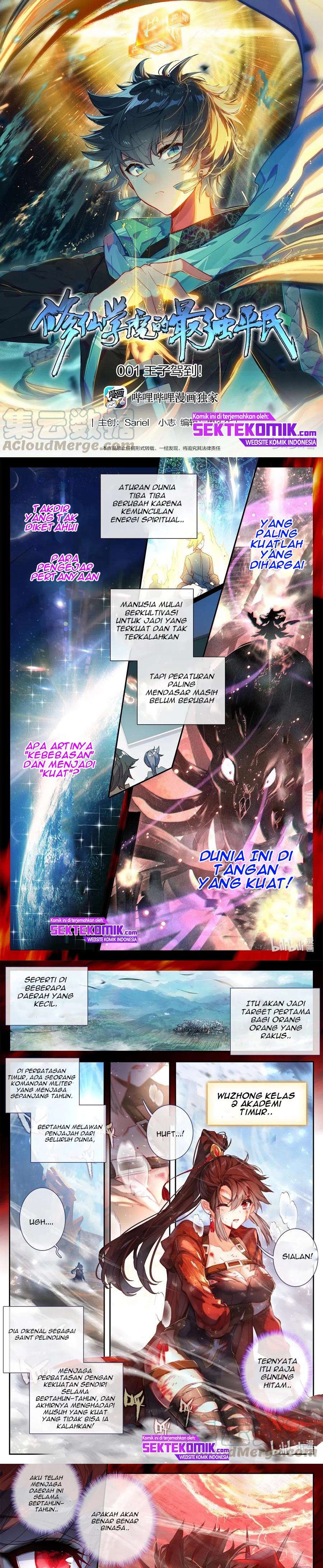 The Strongest Civilian in Xiuxian Academy Chapter 01 Gambar 2