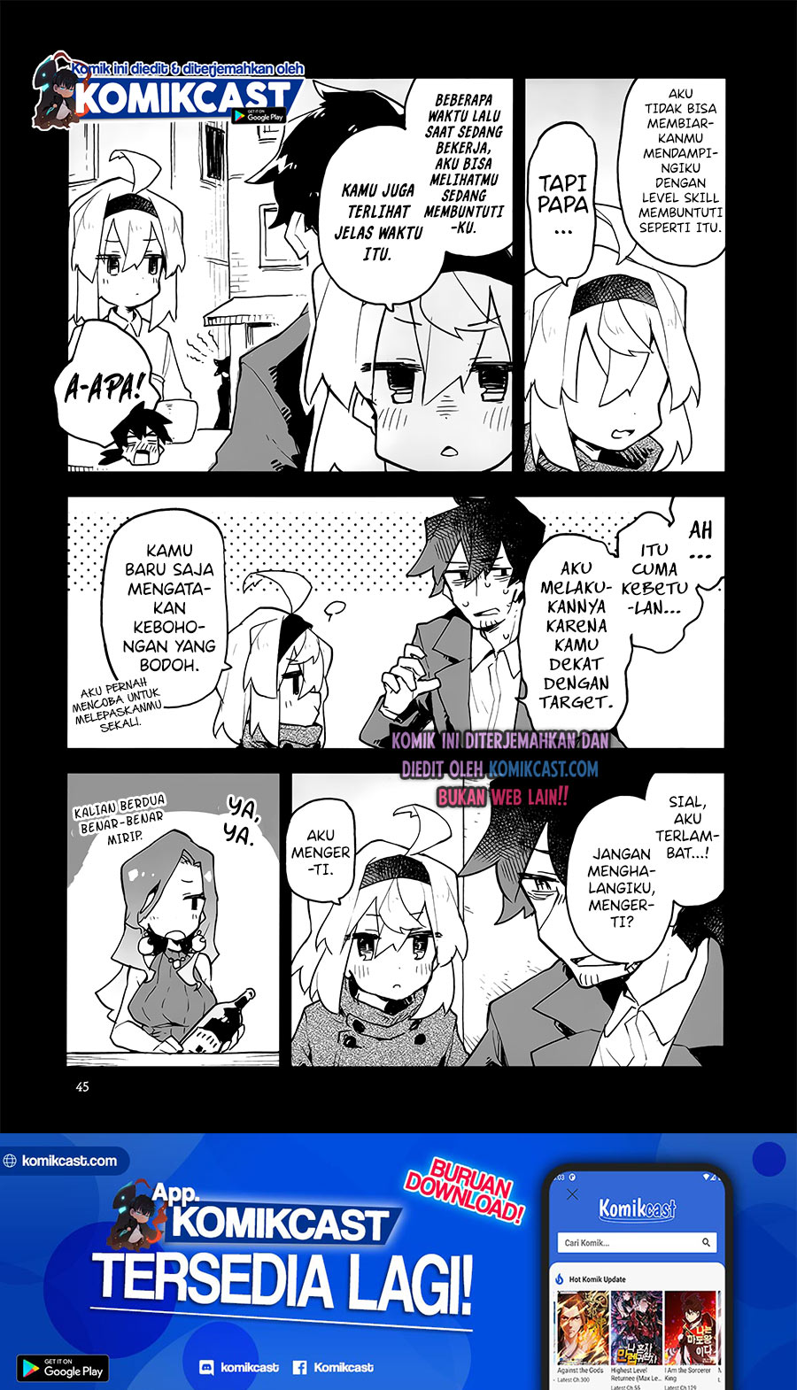 The Terrifying Hitman and the Little Girl He Took in Chapter 07.5 Gambar 3