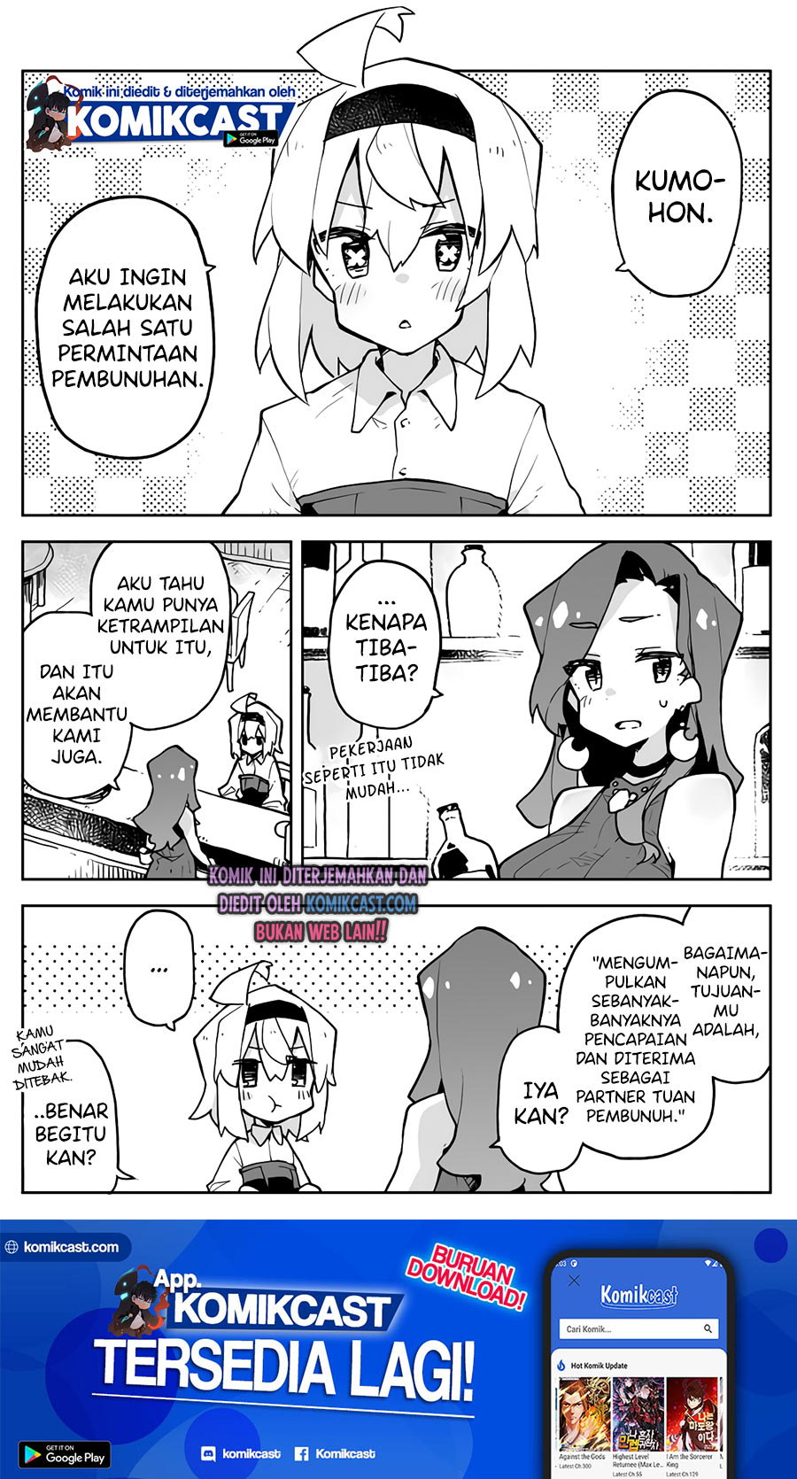 The Terrifying Hitman and the Little Girl He Took in Chapter 08 Gambar 2