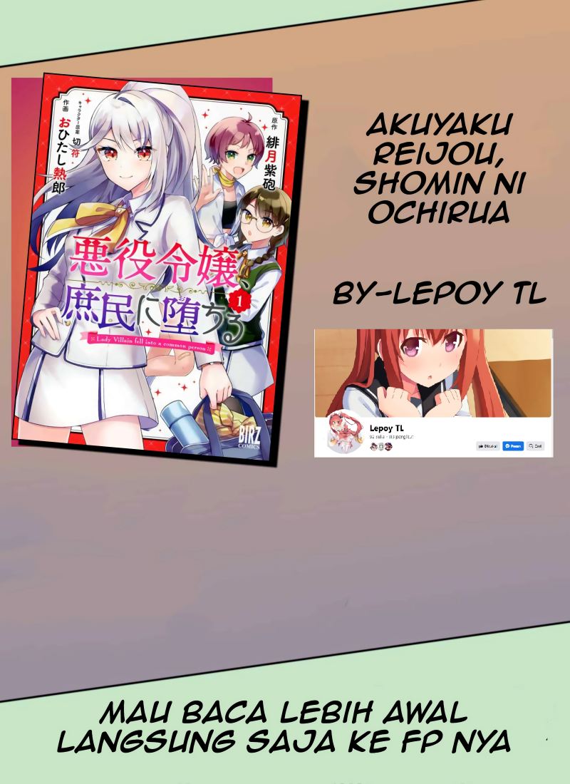 The Villainess Became a Commoner Chapter 10 Gambar 1