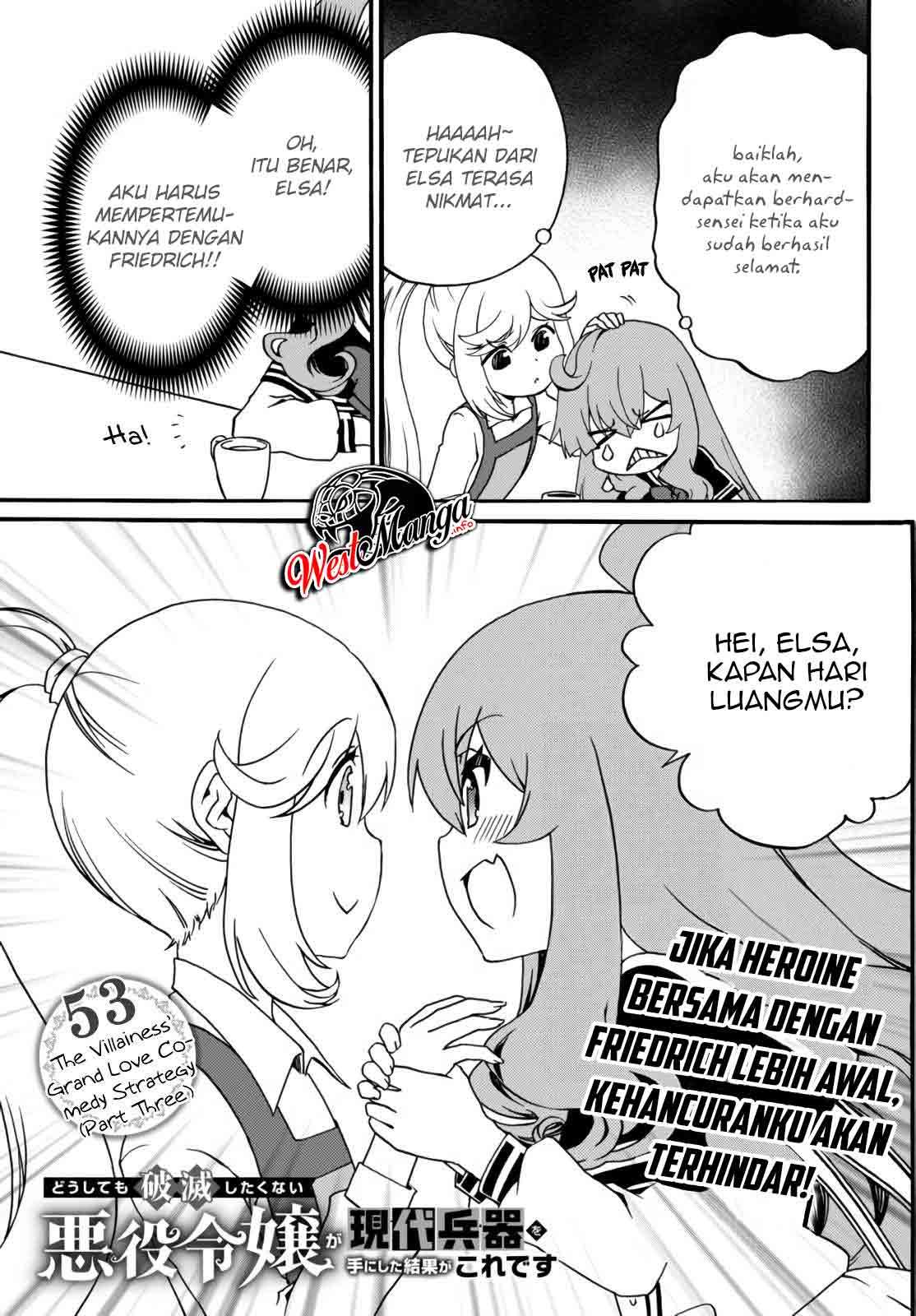 The Villainess Will Crush Her Destruction End Through Modern Firepower Chapter 53 Gambar 4