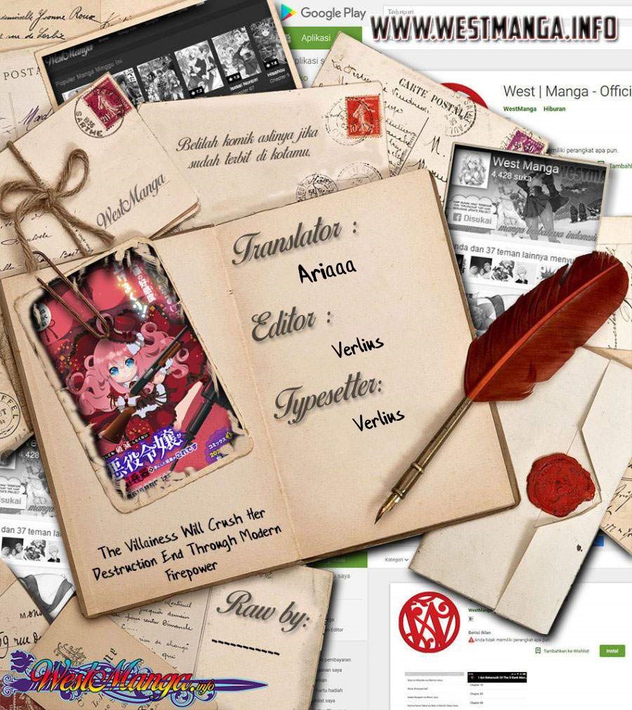 The Villainess Will Crush Her Destruction End Through Modern Firepower Chapter 54 Gambar 1
