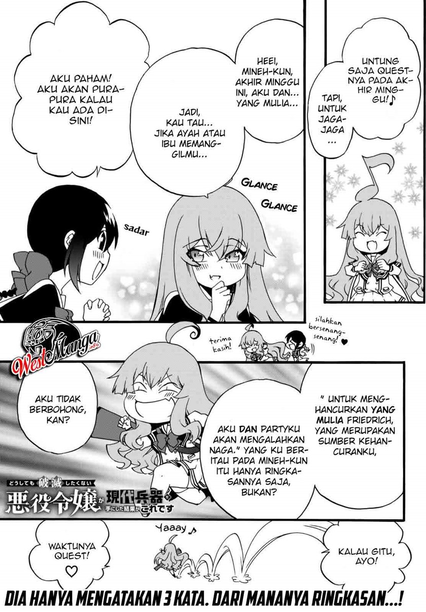 The Villainess Will Crush Her Destruction End Through Modern Firepower Chapter 55 Gambar 3