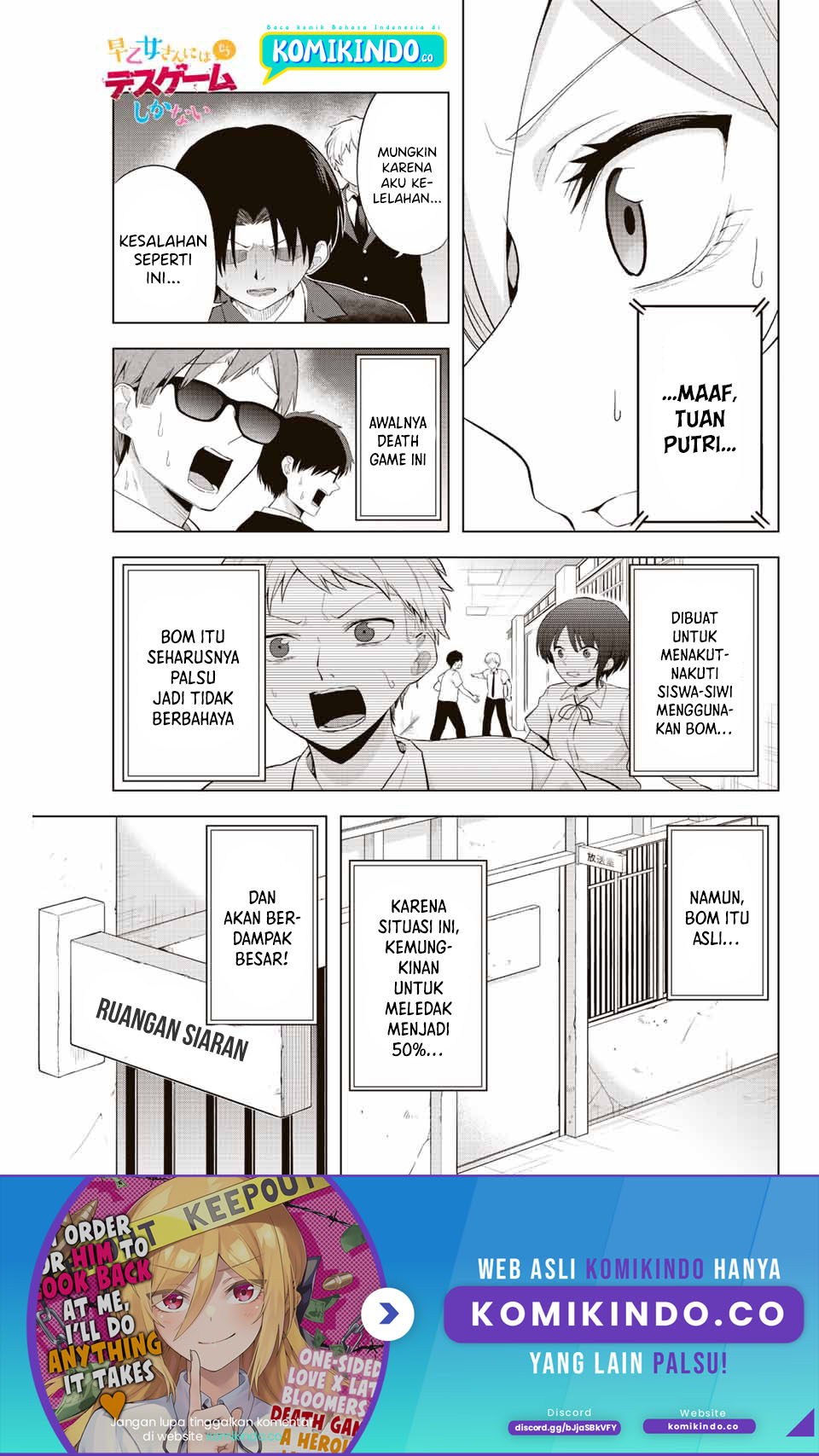 The Death Game Is All That Saotome-san Has Left Chapter 03 Gambar 2