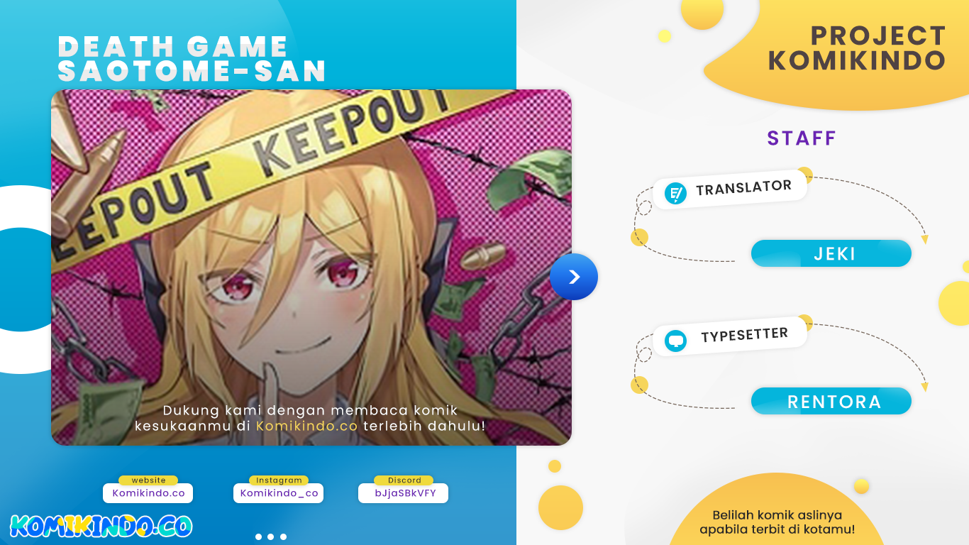 The Death Game Is All That Saotome-san Has Left Chapter 07 Gambar 1