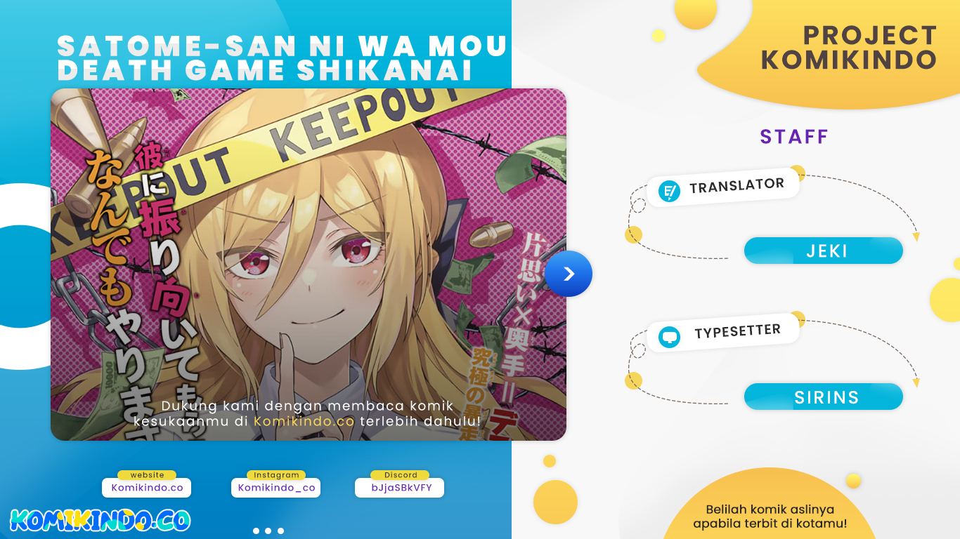 The Death Game Is All That Saotome-san Has Left Chapter 25 Gambar 1