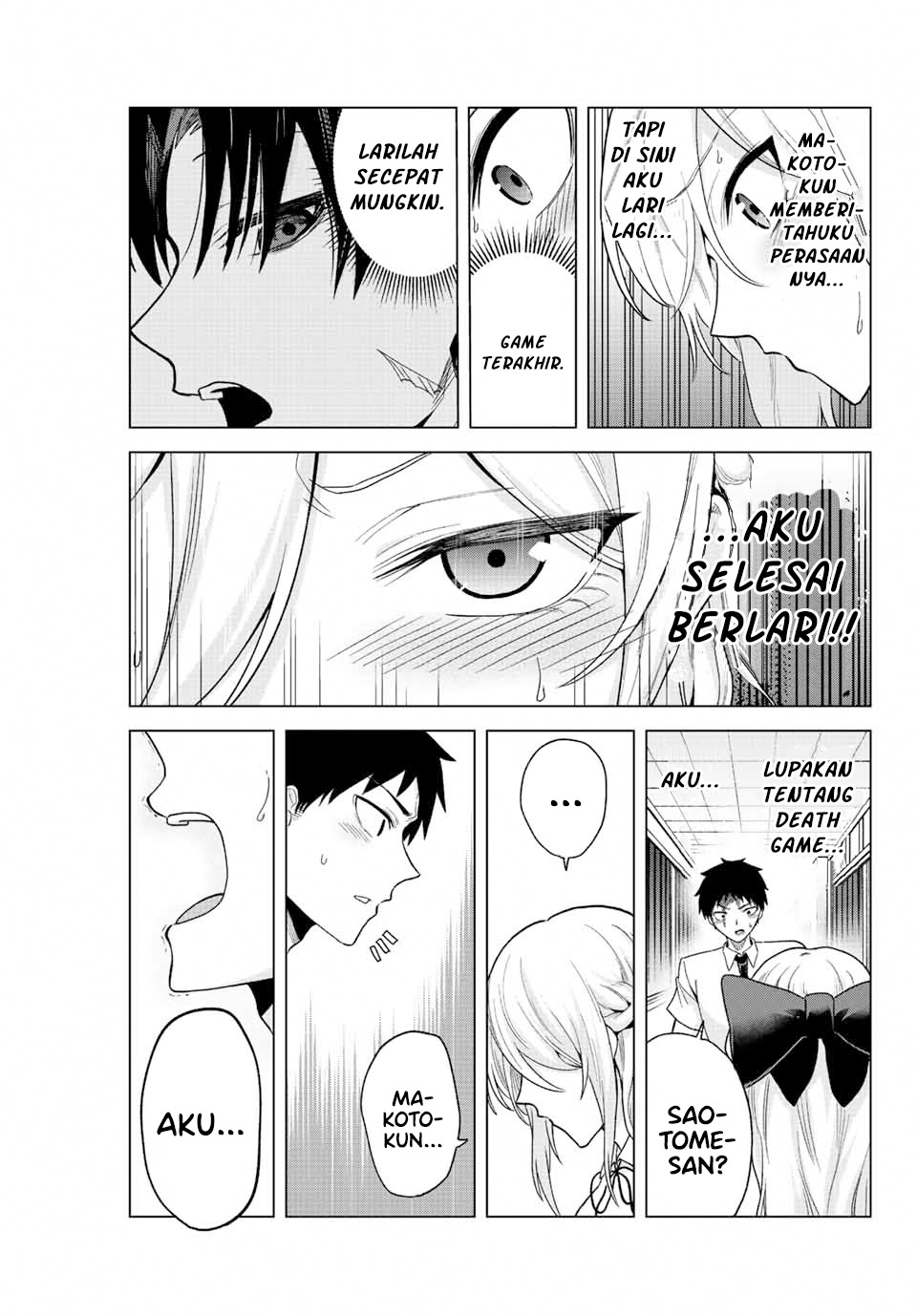 The Death Game Is All That Saotome-san Has Left Chapter 36 End Gambar 10