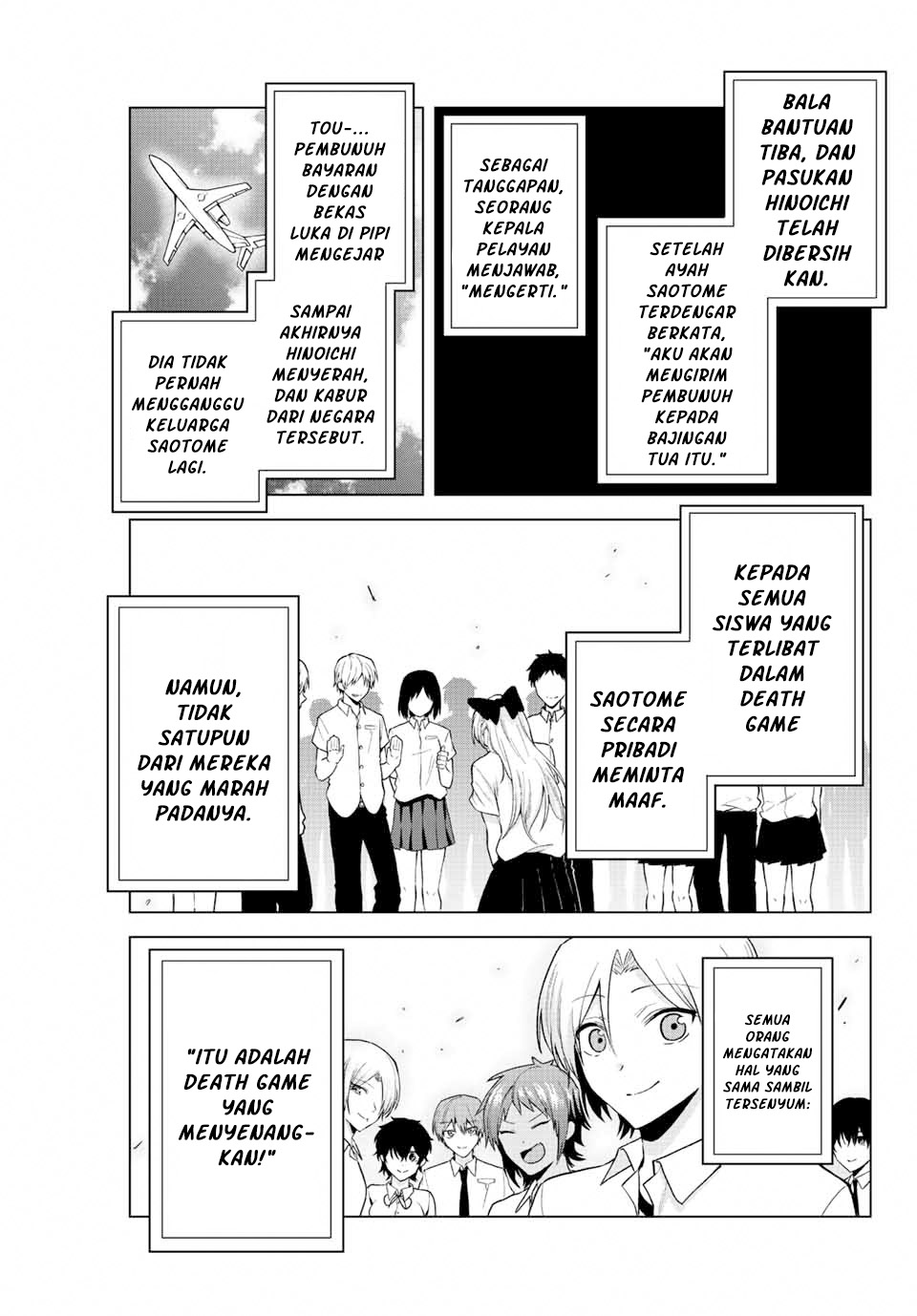 The Death Game Is All That Saotome-san Has Left Chapter 36 End Gambar 12