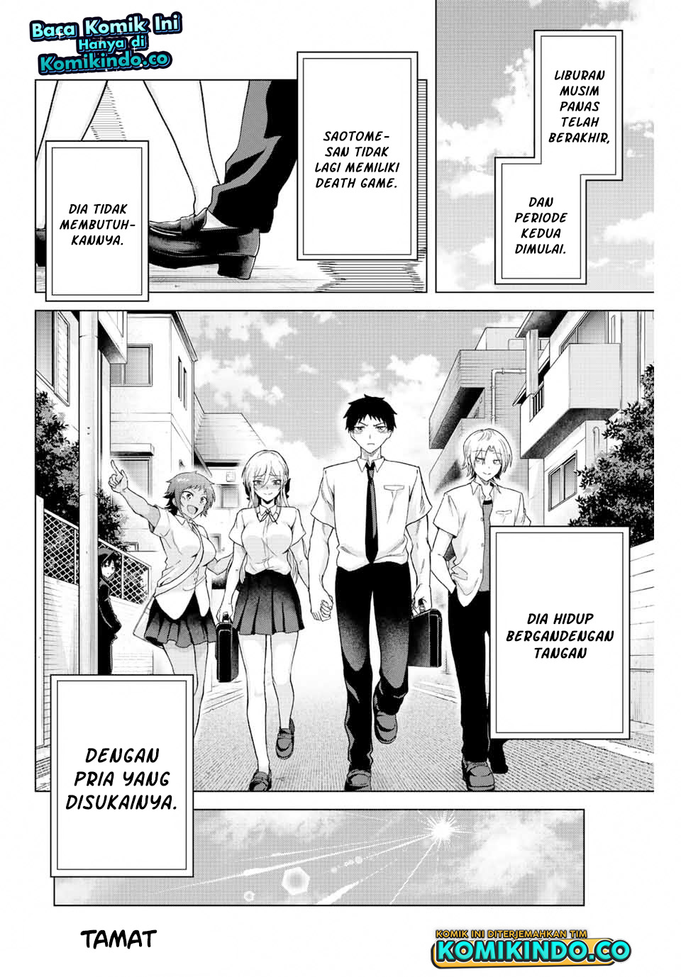 The Death Game Is All That Saotome-san Has Left Chapter 36 End Gambar 13
