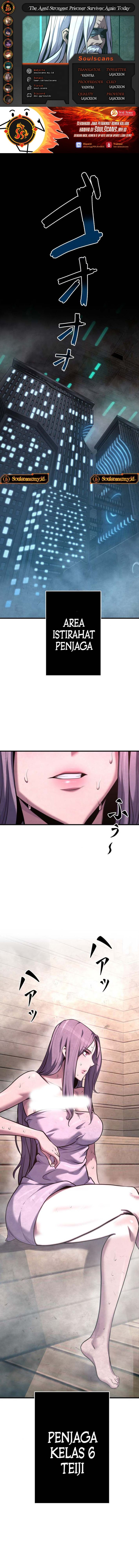The Aged Strongest Prisoner Survives Again Today Chapter 24 Gambar 1