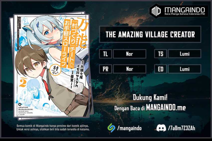 The Amazing Village Creator: Slow Living with the Village Building Cheat Skill Chapter 07 Gambar 1