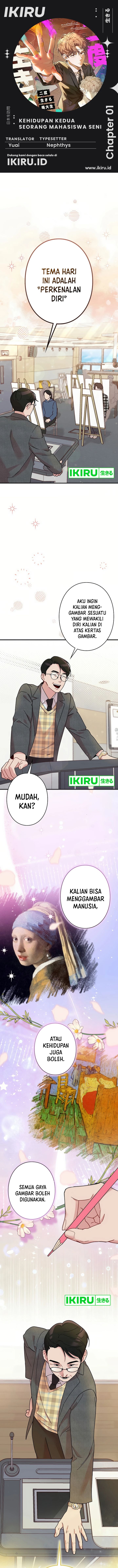 The Art Student Who Lived Twice Chapter 01 Gambar 1