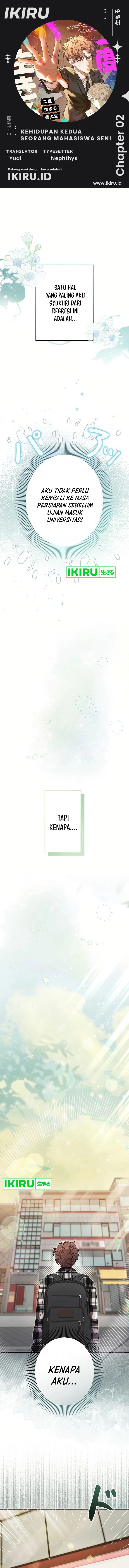 The Art Student Who Lived Twice Chapter 02 Gambar 1