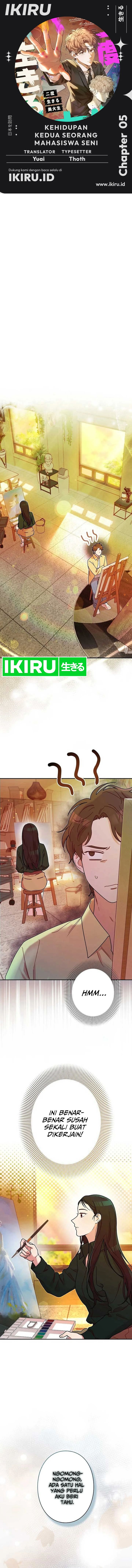 The Art Student Who Lived Twice Chapter 05 Gambar 1