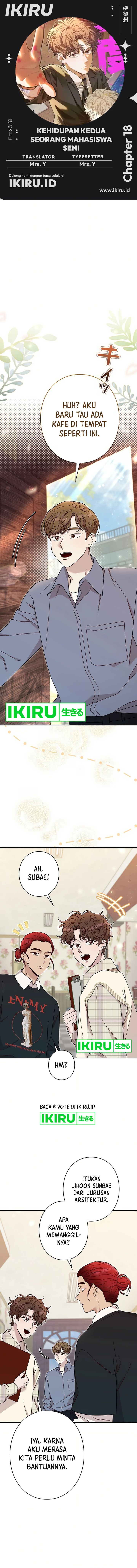 The Art Student Who Lived Twice Chapter 18 Gambar 1