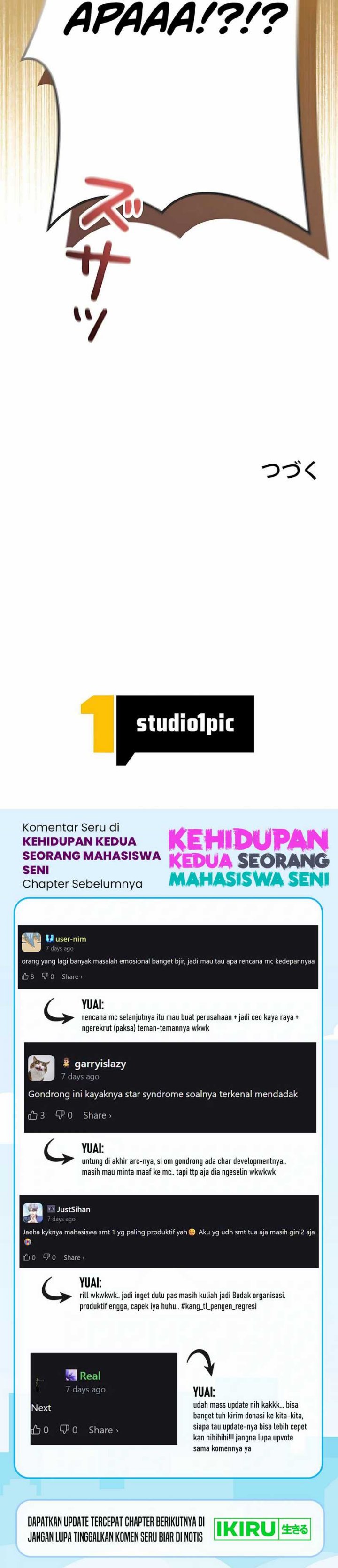 The Art Student Who Lived Twice Chapter 36 Gambar 45