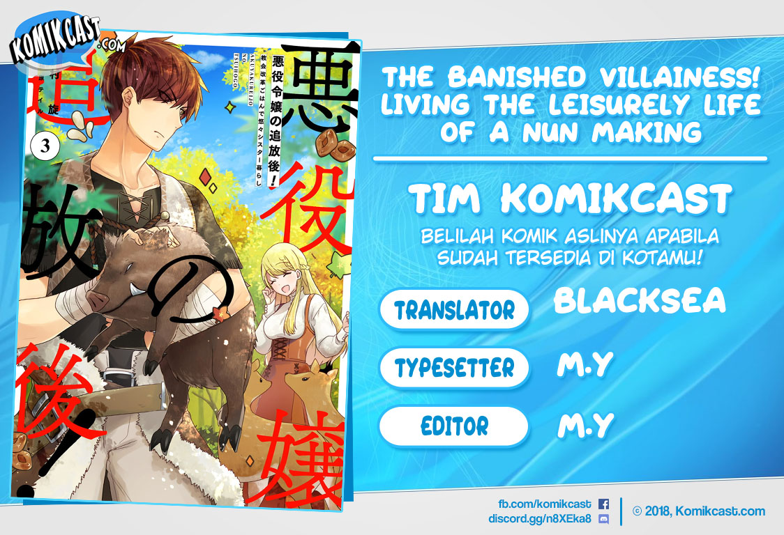 The Banished Villainess! Living the Leisurely Life of a Nun Making Revolutionary Church Food Chapter 10 Gambar 1