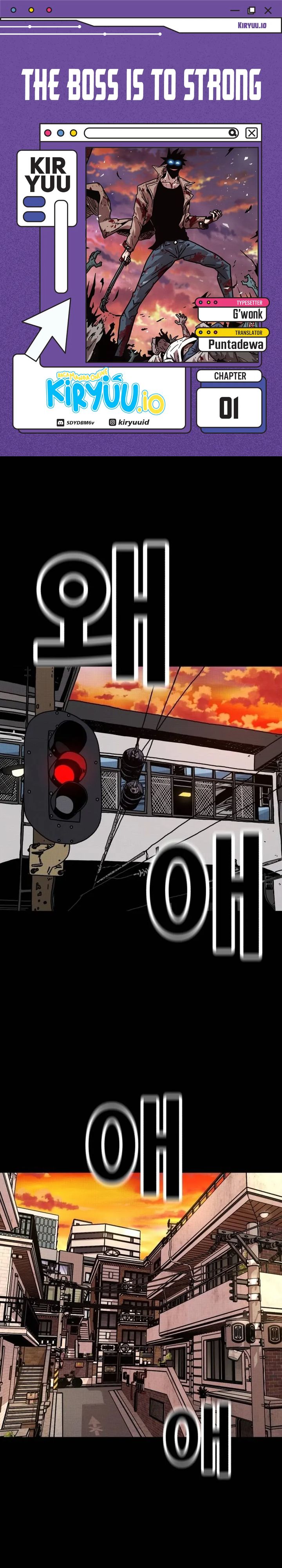 The Boss Is Too Strong Chapter 01 Gambar 1