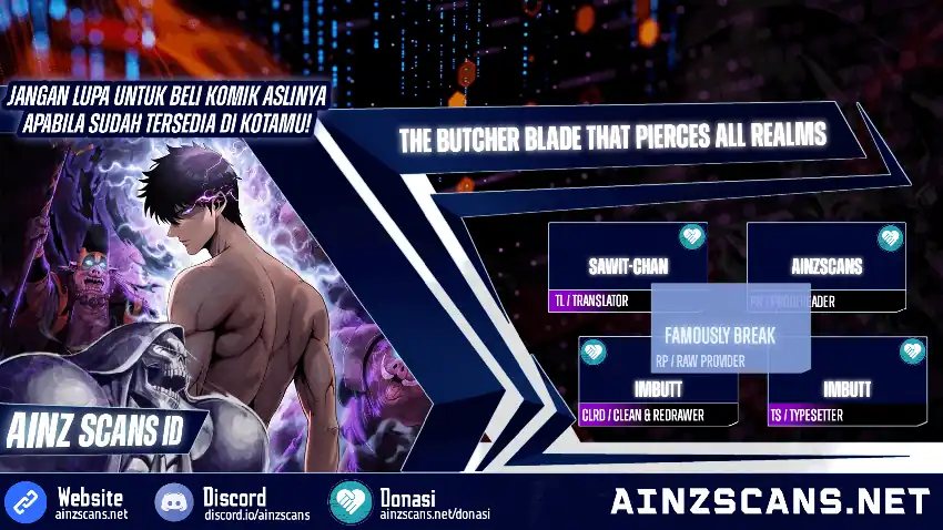 The Butcher Blade That Pierces All Realms Chapter 25 Gambar 1