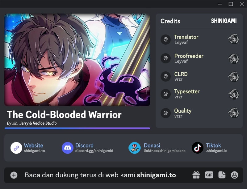 The Cold-Blooded Warrior Chapter 10 Gambar 1